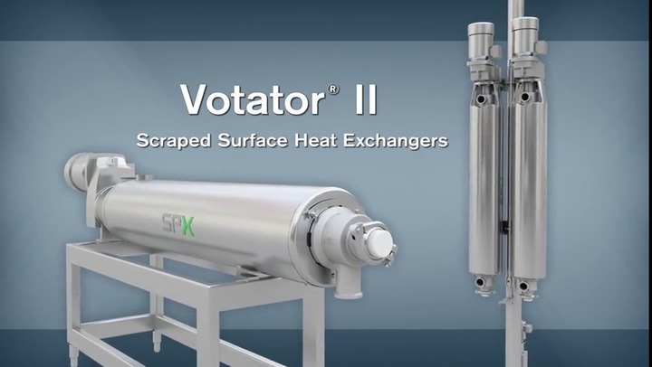 表面かき取り式熱交換器 - Votator®