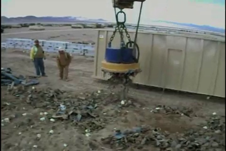 電子スイッチ吊り上げ電磁石 H Mag Series Gensco Equipment 金属スクラップハンドリング用 鉄くず用 円形