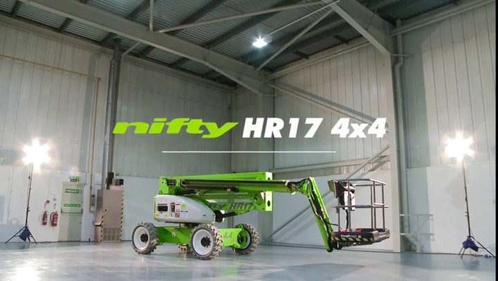 Plataforma elevatória articulada autopropelida - HR17 4x4 - Niftylift