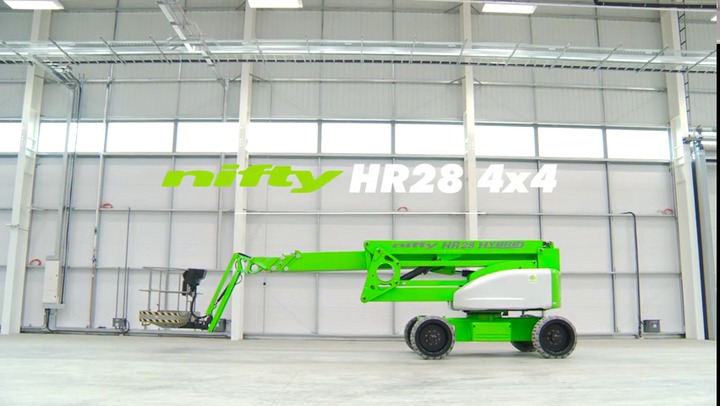 Plataforma elevatória articulada autopropelida - HR12NE - Niftylift -  elétrica / para corredores estreitos / compacta