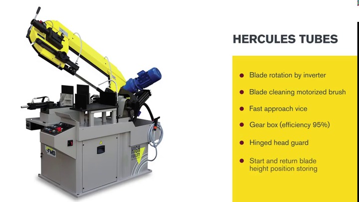 Band saw HERCULES TUBES FMB for metals for tubes semi