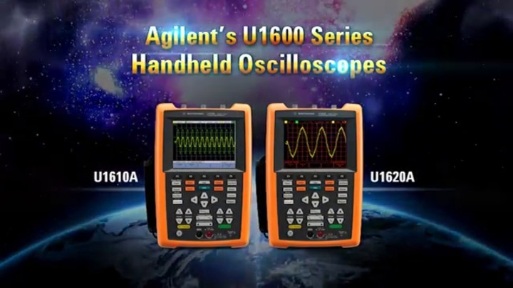 U1600 Series Handheld Oscilloscopes