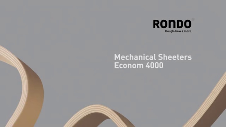 Manual dough sheeter - Rondomat - rondo - mechanical