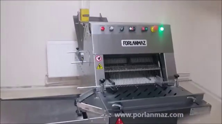 Automatic Bread Slicing Machine with pocket blower