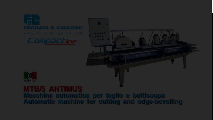 COMPACTLINE MTB/3 ANTIMUS Macchina per taglio e battiscopa - Machine for  cutting and skirting 