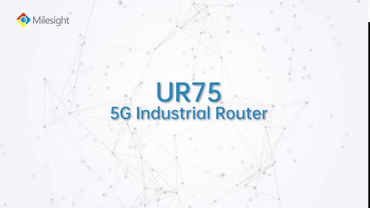 LTE 5G communication router - UR75-5G - Milesight IoT - cellular