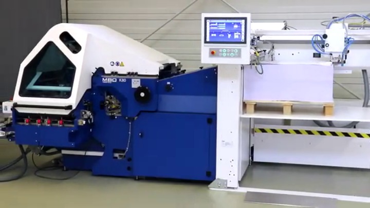 Buckle paper folding machine - T50 - MBO-folder - double fold / automatic