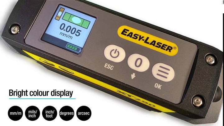 Livello di precisione - XT290 - Easy-Laser - a bolla d'aria / digitale