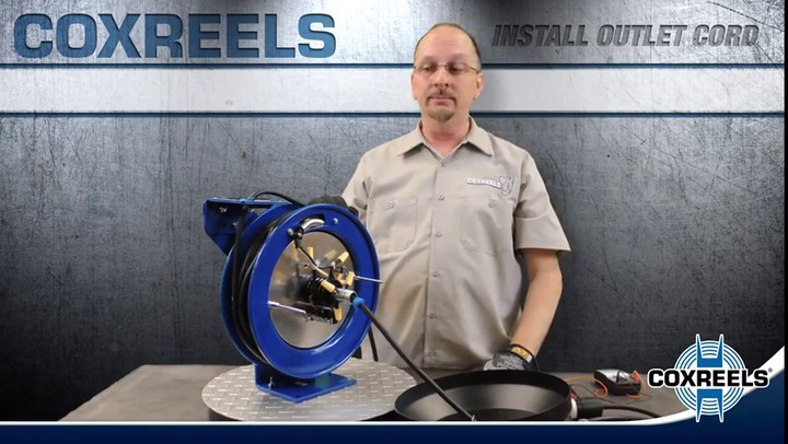 Cable reel - PC SERIES - Coxreels - self-retracting / fixed / heavy-duty