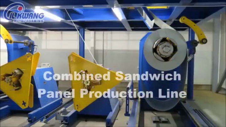 Sandwich Panel line & Sandwich Panel Machine of Ilkwang Metal